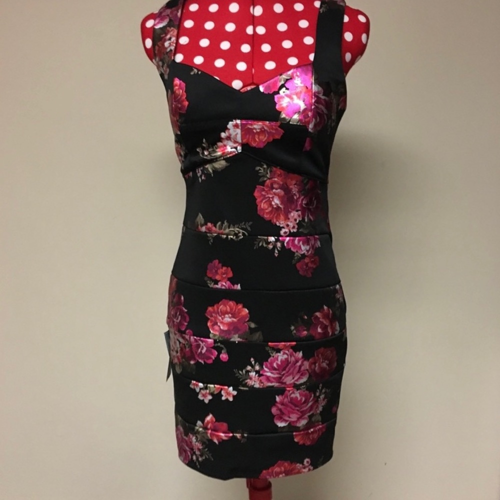 Floral mini dress